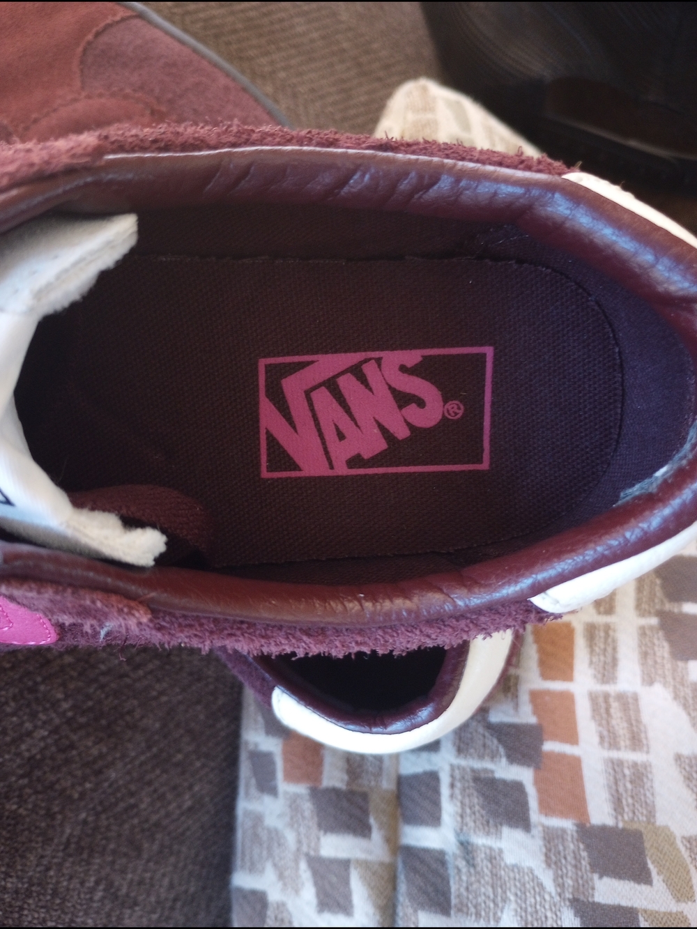 Vans Sport Low Pop Brown/Hot Pink Sneakers Unisex Size W8.5 M7 - Picture 3 of 5